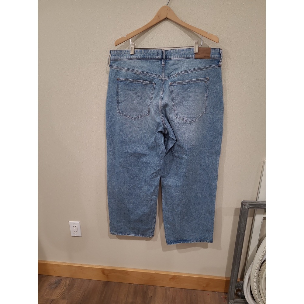 Madewell The Perfect Vintage Wide Leg Jean Women SZ 16W ankle coastal casual - Picture 5 of 12